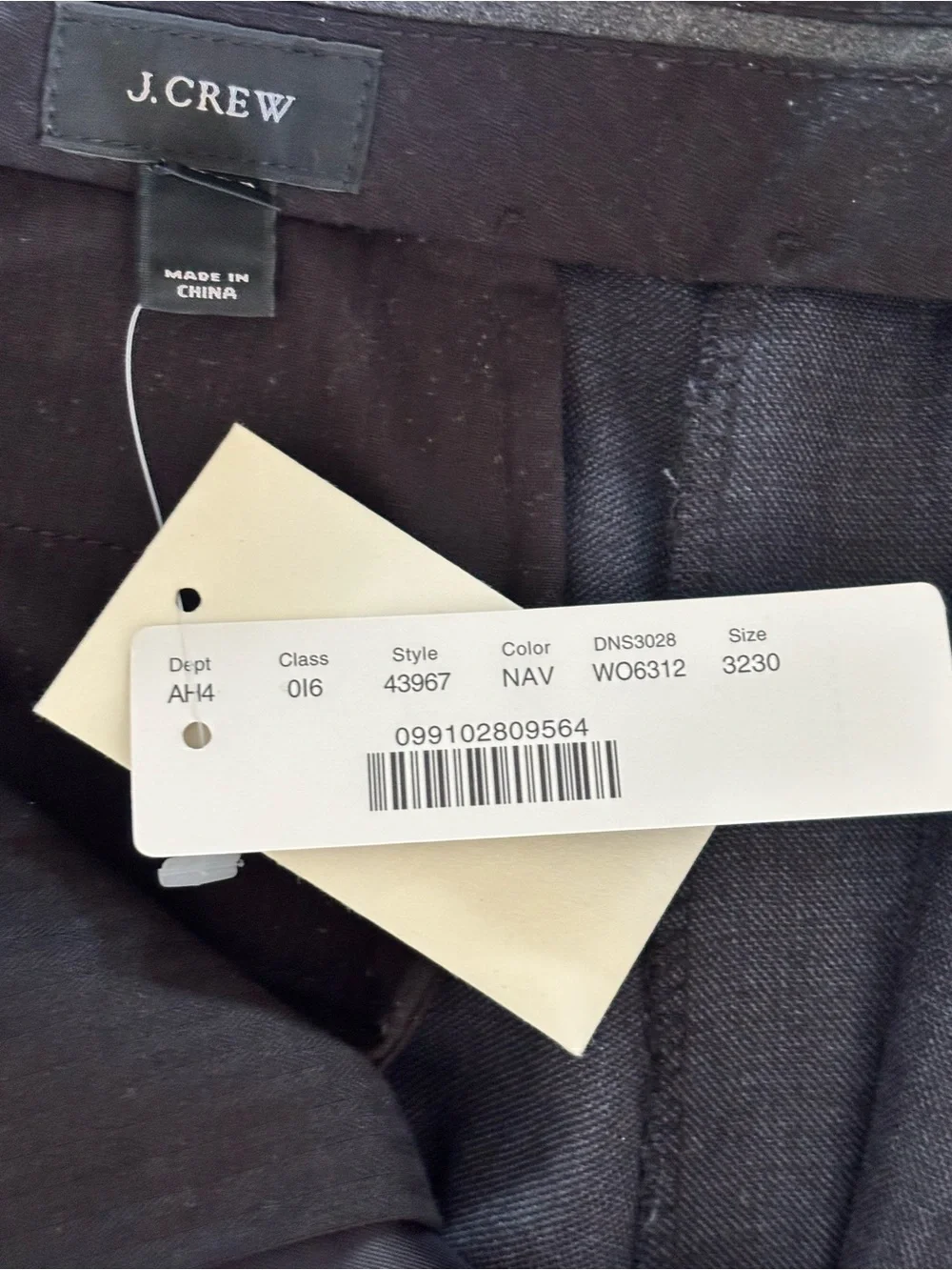 J. Crew Ludlow Men's Dark Navy Two Piece Suit
